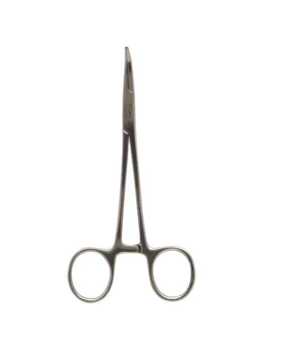 P-Line Bent Nose Hemostat 5"