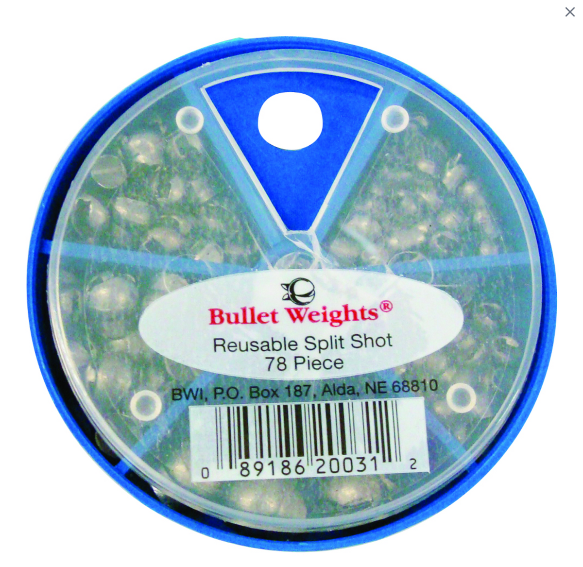 Bullet Weights Reusable Split Shot