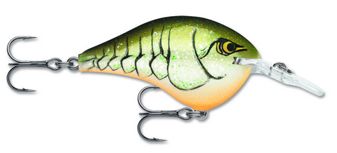 Rapala DT-6 Rootbeer Crawdad