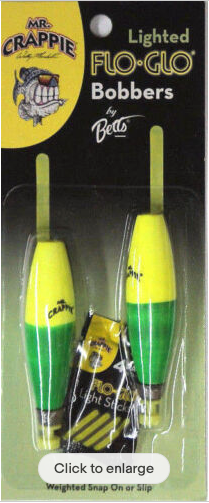 Mr Crappie Flo Glo Bobber