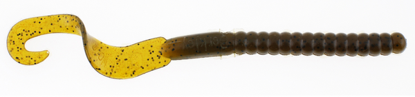 Berkley PowerBait Power Worms | 7 Inch | Green Pumpkin