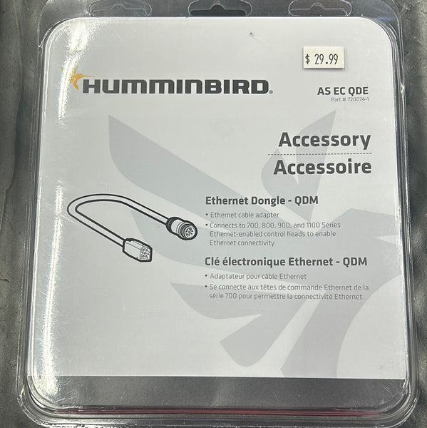 Humminbird Ethernet Adapter Cable AS EC QDE