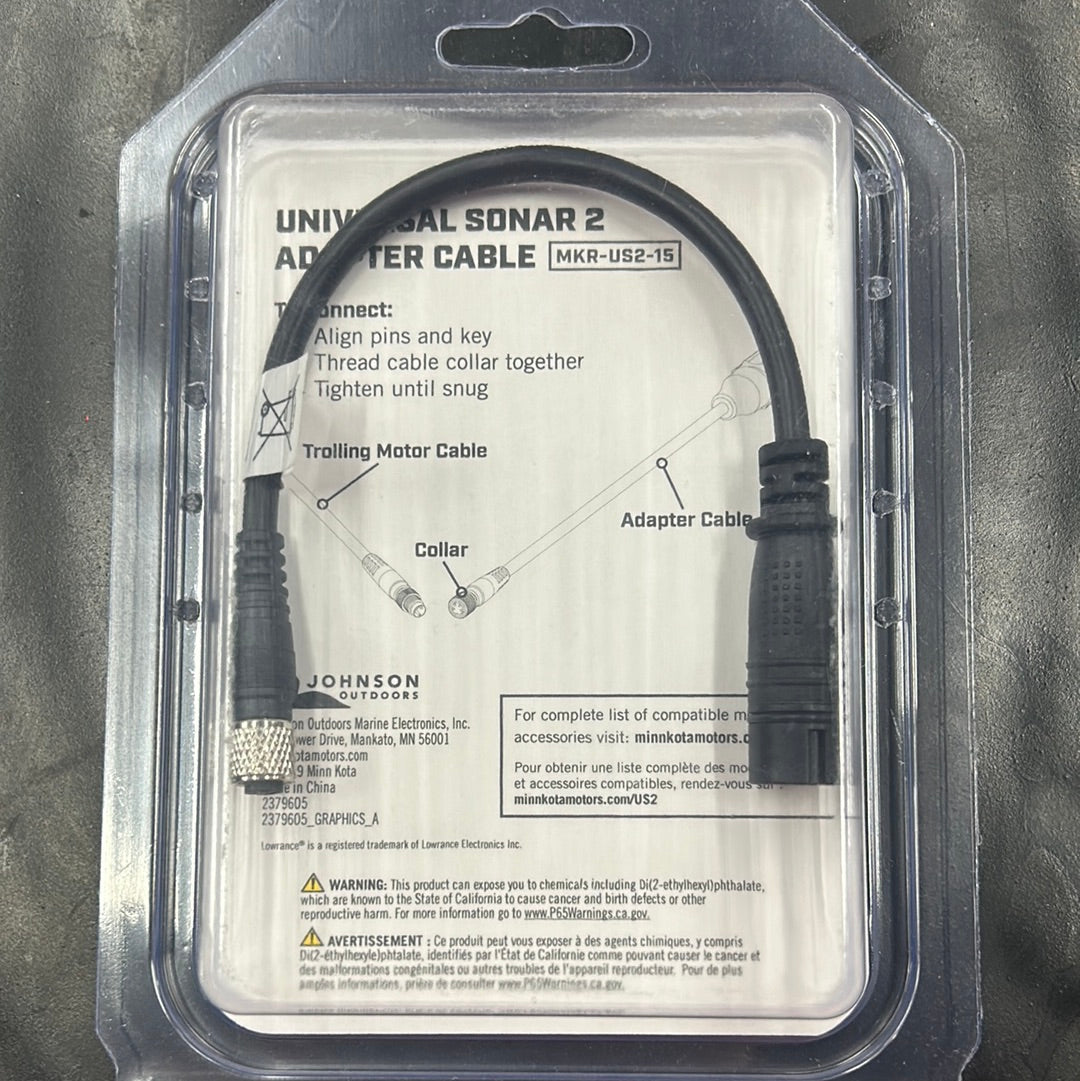 Minn Kota Universal Sonar 2 Adapter Cable MKR-US2-15
