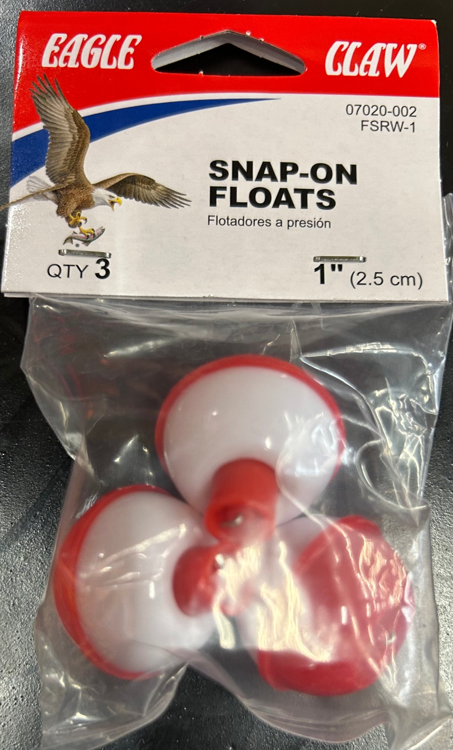 Eagle Claw Snap on Floats 1" ( 3 Pack )