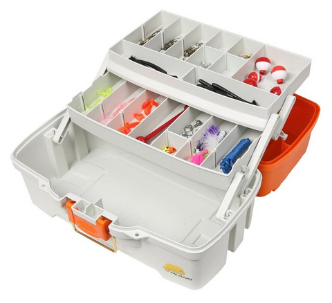 Plano Two-Tray Tackle Box with 150 Pc Kit