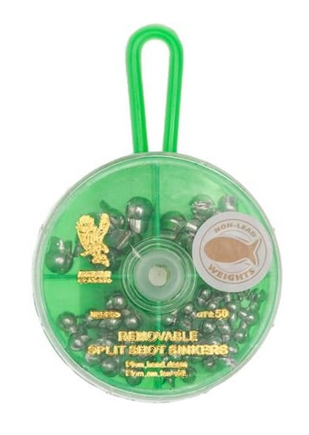 Eagle Claw Tin Split Shot 50 pcs