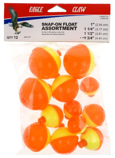 Eagle Claw Snap-on Float Assortment