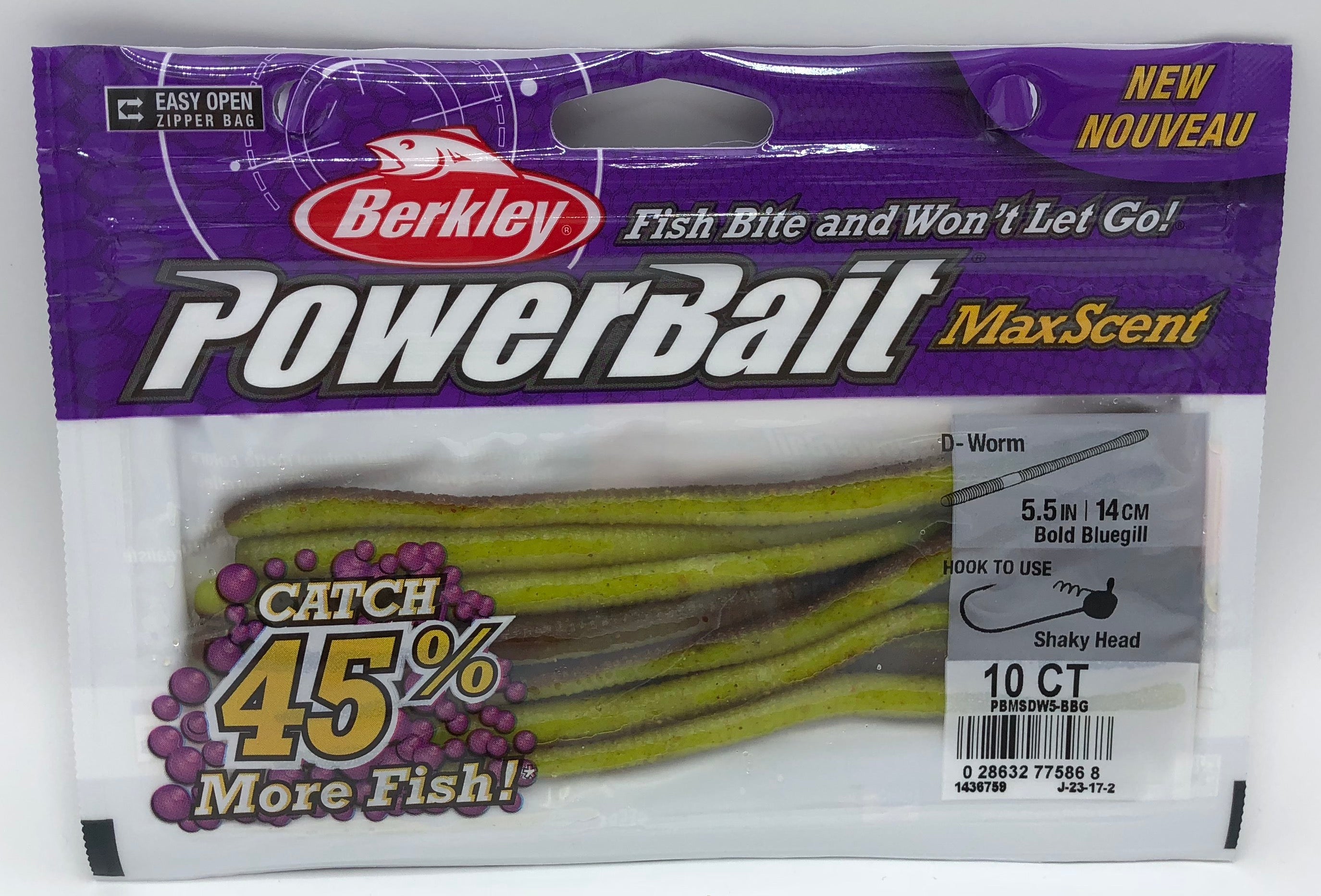Berkley Power Bait MaxScent D-Worm - Main Image