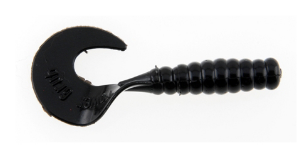 Berkley PowerBait Power Grubs | 2 Inch | Black