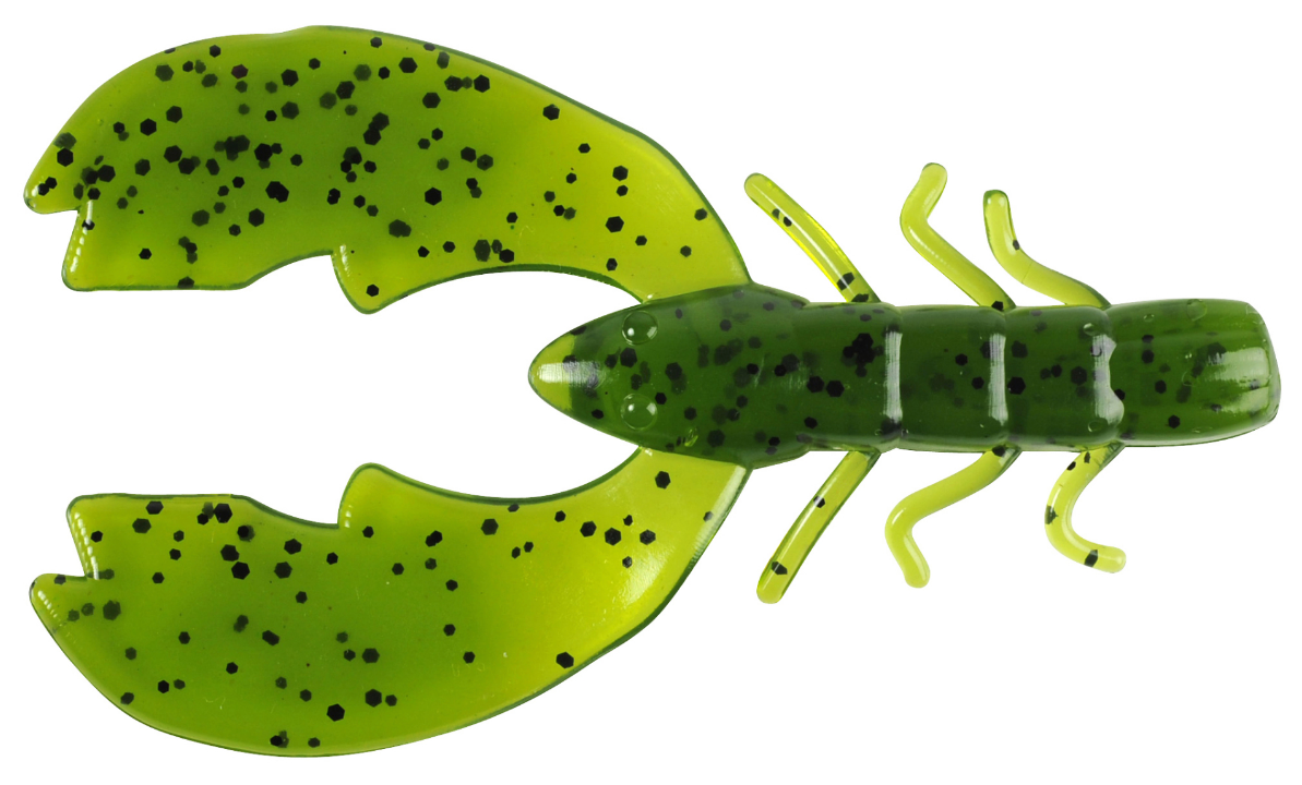 Berkley PowerBait Chigger Craw | 4 Inch | Watermelon