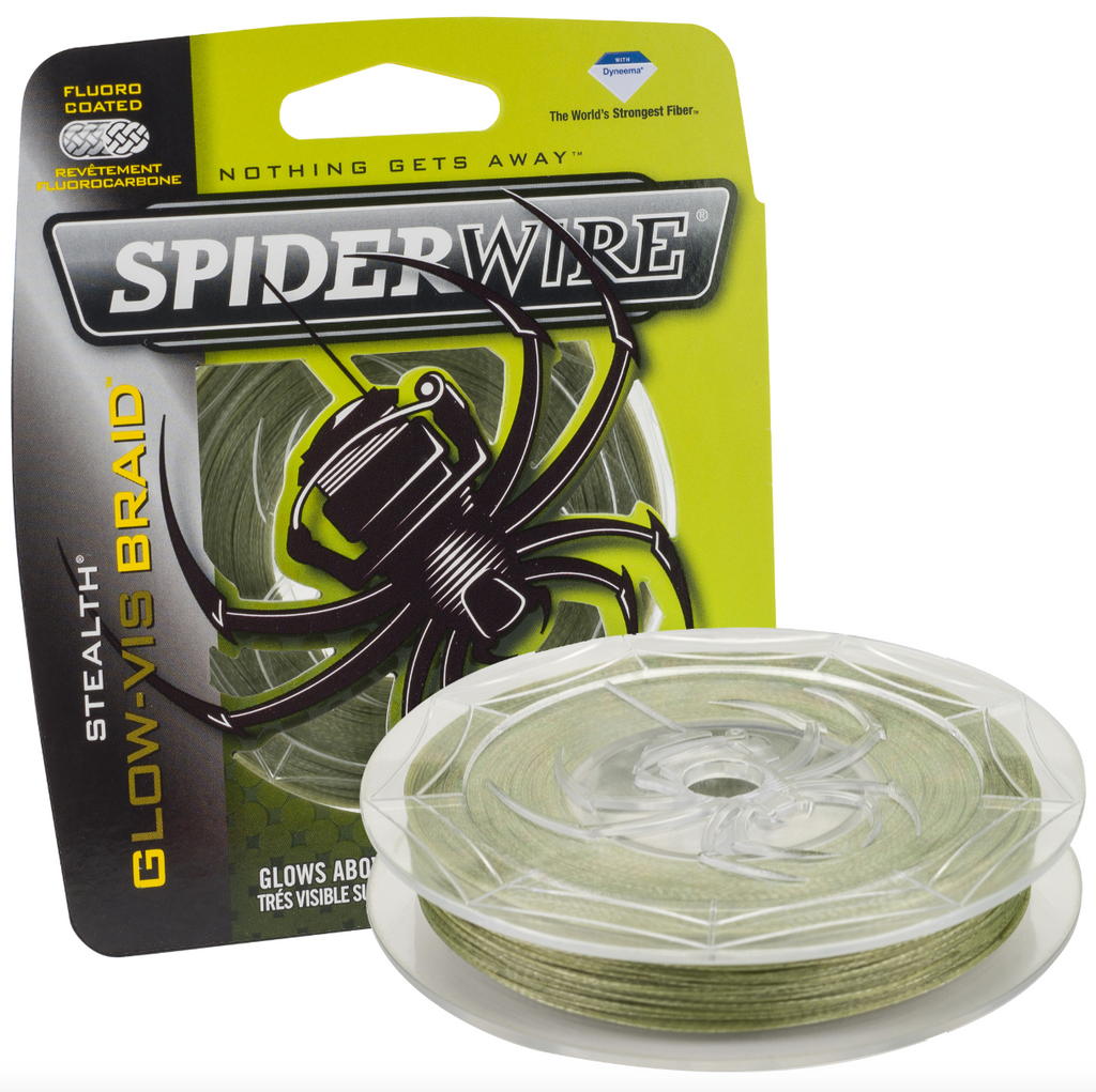 Spiderwire Stealth Glow-Vis Braid | 125 Yds