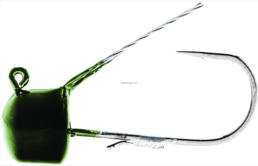 Z Man Finesse Shroomz Weedless Jighead | Green Pumpkin