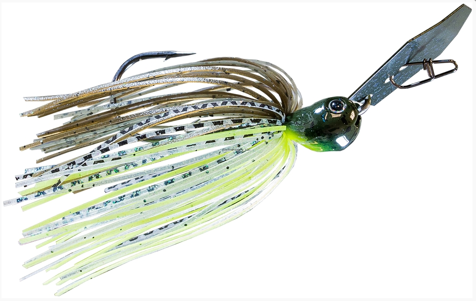 Z-Man Chatterbait JackHammer Evergreen Custom Bladed Jig 3/8 oz.