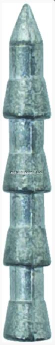 Eagle Claw Lazer Sharp Lead Nail Sinker